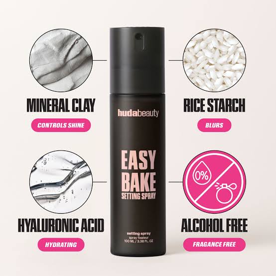 Huda beauty easy bake setting spray 100ML/30ML