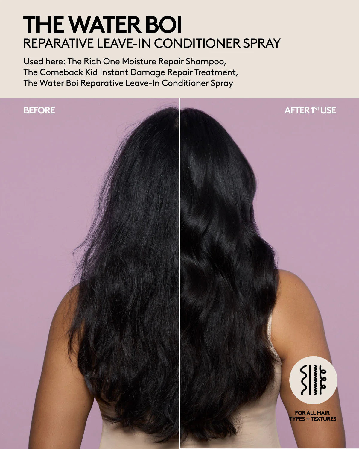 Fenty Beauty - Mini The Water Boi Reparative Leave-In Conditioner 30 Ml