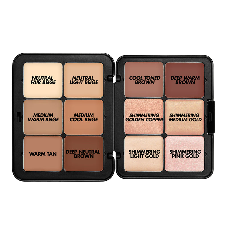 Makeup Forever HD SKIN SCULPTING PALETTE Face sculpt palette: contour, blush & highlight