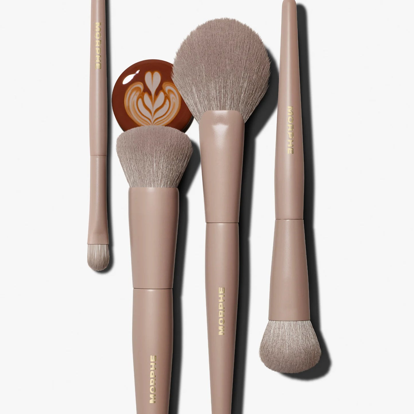 Morphe Iced Mocha 4-Piece Face Brush Set