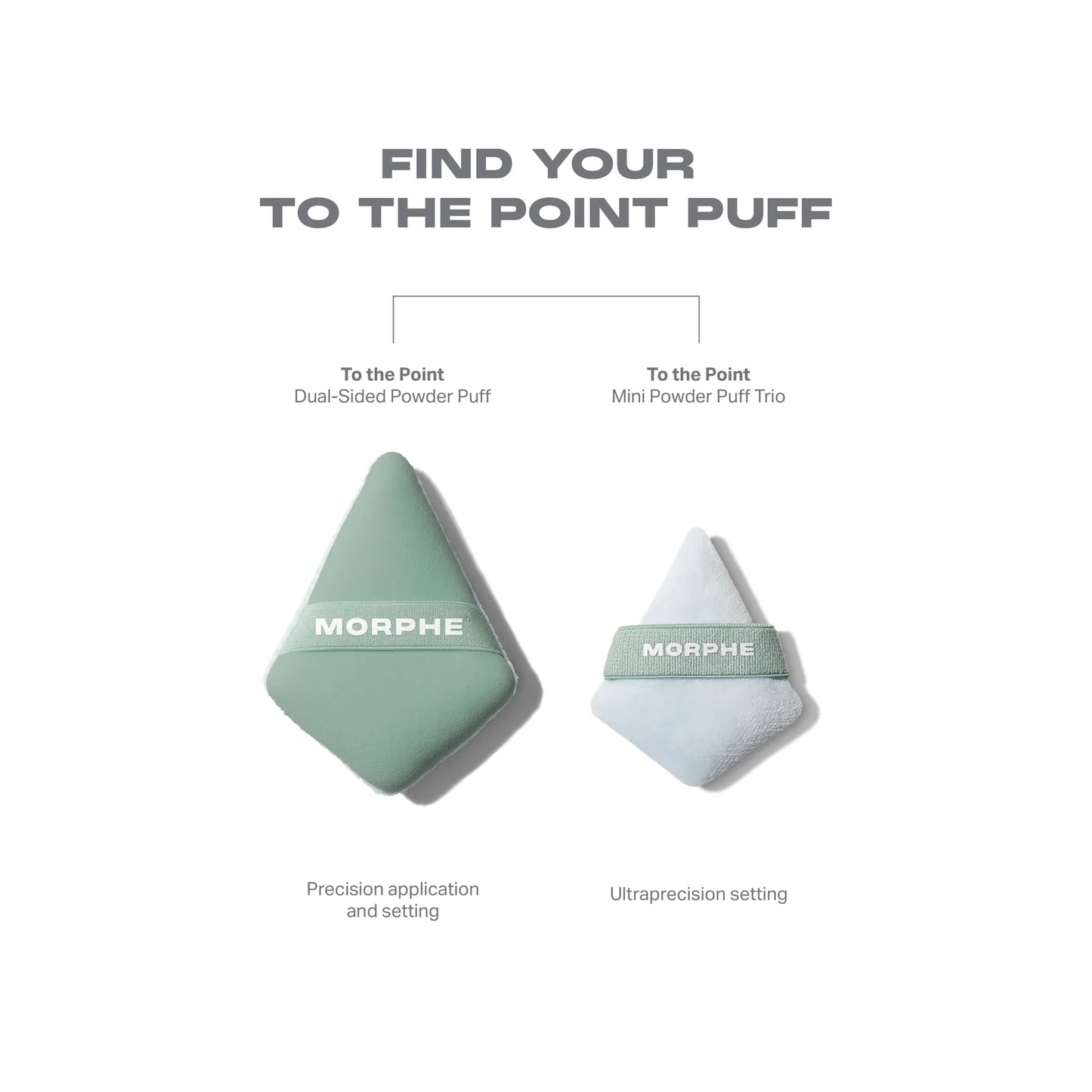 Morphe To The Point Mini Powder Puff Trio