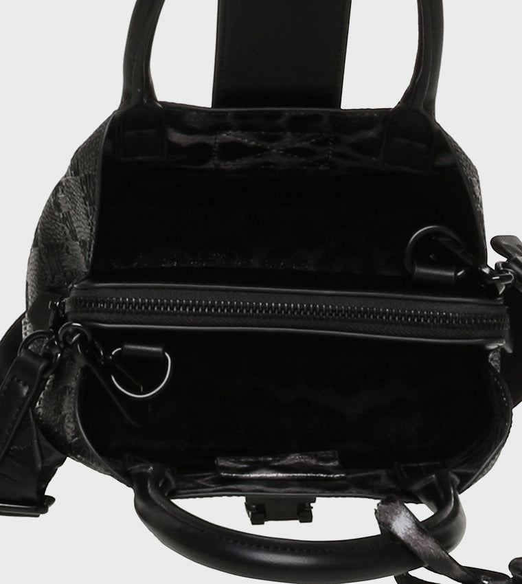 Steve Madden BTENOR-C Monogram Patterned Satchel Bag