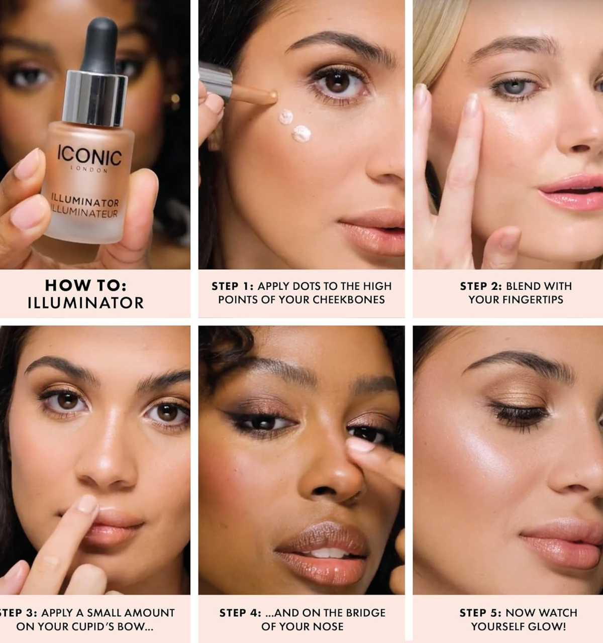 ICONIC LONDON Illuminator | Liquid Highlighting Drops for a Radiant Glow, Cruelty-Free, Vegan Makeup