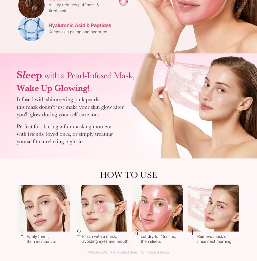 medicube - PDRN Pink Caffeine Night Wrapping Mask