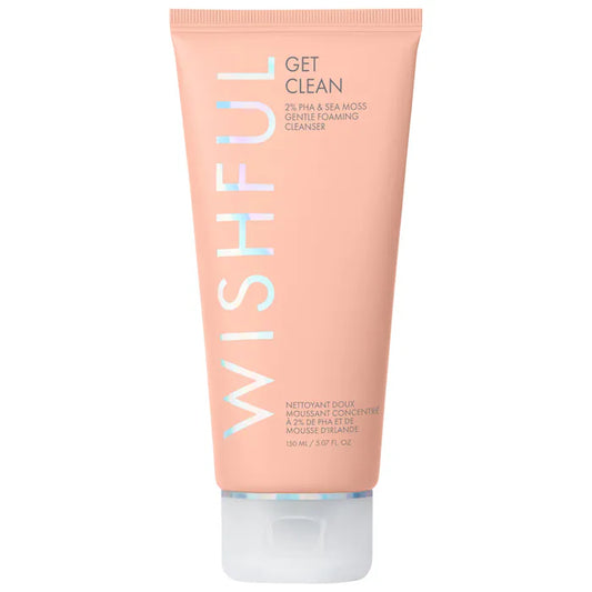Huda beauty Wishful Get Clean 2% PHA & Sea Moss Gentle Foaming Cleanser 50ML