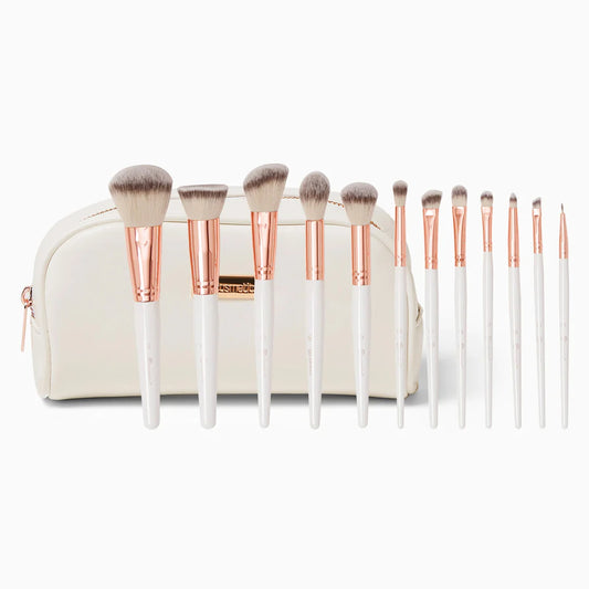 BH COSMETICS ROSE ROMANCE 12 PIECES BRUSHES SET With BAG