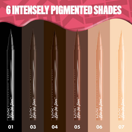 Epic Ink Waterproof Liquid Eyeliner - Brown