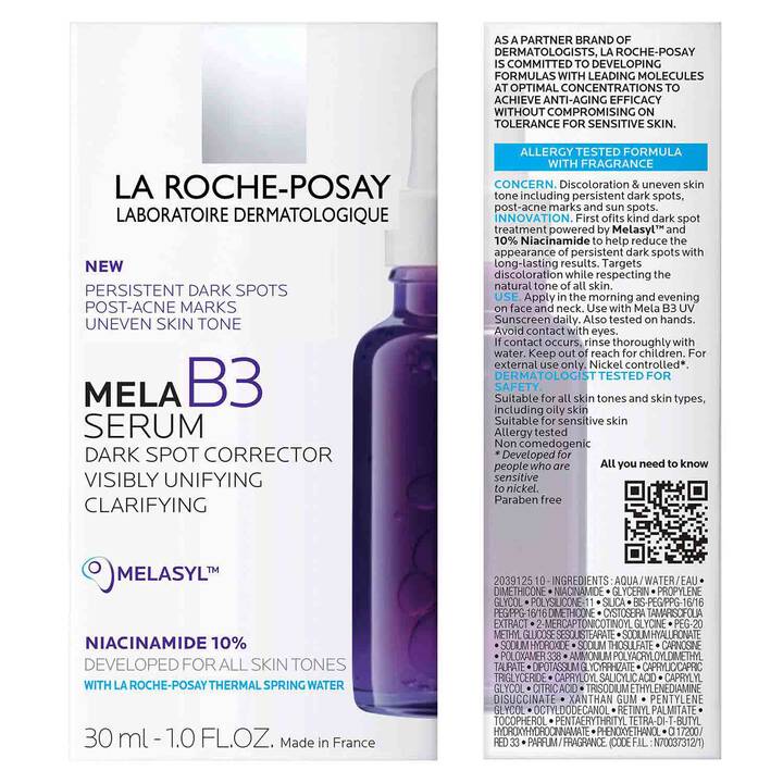 LAROCHEY POSAY - Mela B3 Dark Spot Serum With Melasyl + Niacinamide 30 Ml