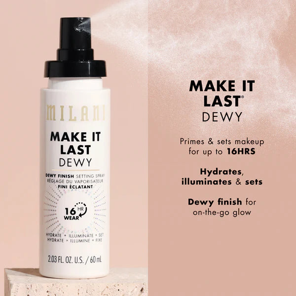 Milani - Make It Last Dewy - Dewy Finish Setting Spray 60 Ml