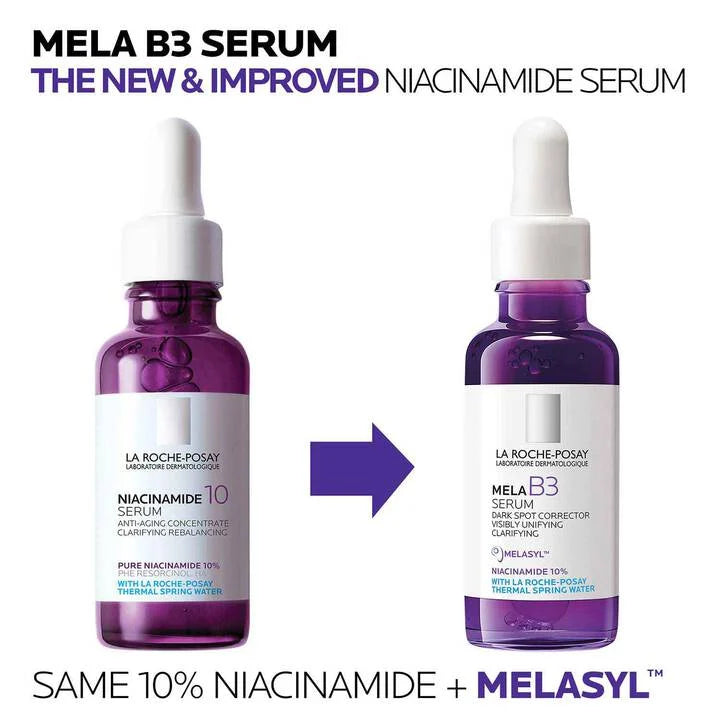 LAROCHEY POSAY - Mela B3 Dark Spot Serum With Melasyl + Niacinamide 30 Ml