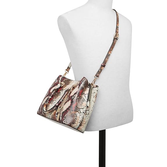 ALDO Women's Legoiri Top Handle Bag, Red, One Size