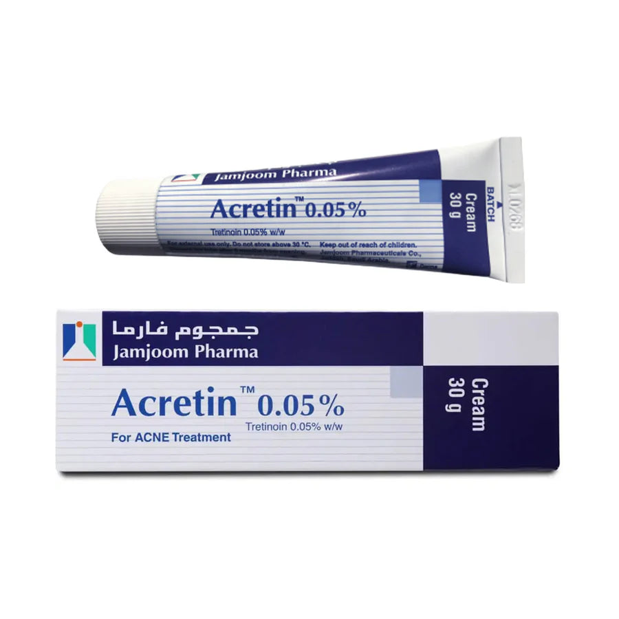 Acretin 0.05% Cream 30g - For Acne Treatment