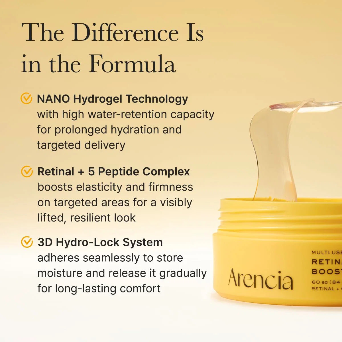 Arencia Retinal Boosting Eye Mask 60