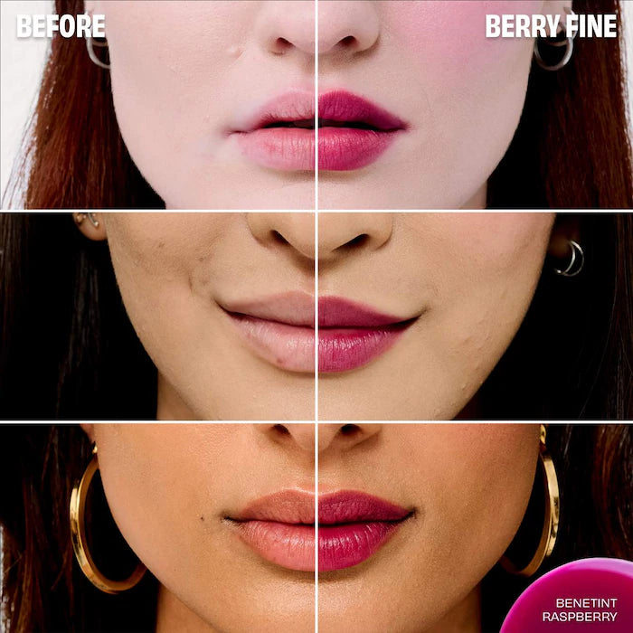 Benetint Liquid Lip + Cheek Blush Stain - Raspberry 6ML