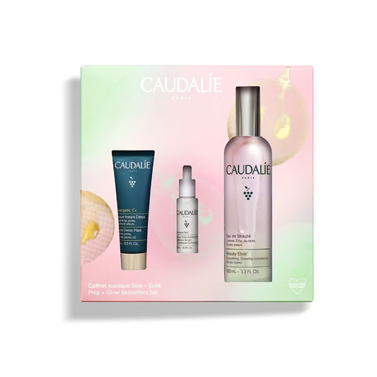 CAUDAlIE - Beauty Elixir Detox & Glow Bestsellers Trio