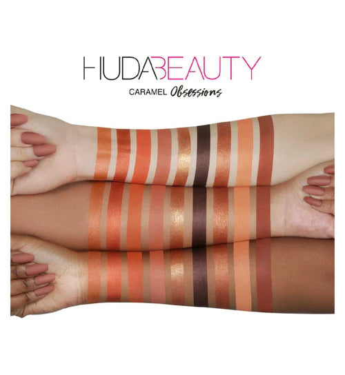 Huda Caramel Brown Obsessions Swatches