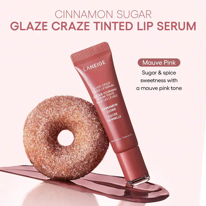 LANEIGE  Glaze Craze Tinted Polypeptide Lip Serum Treatment