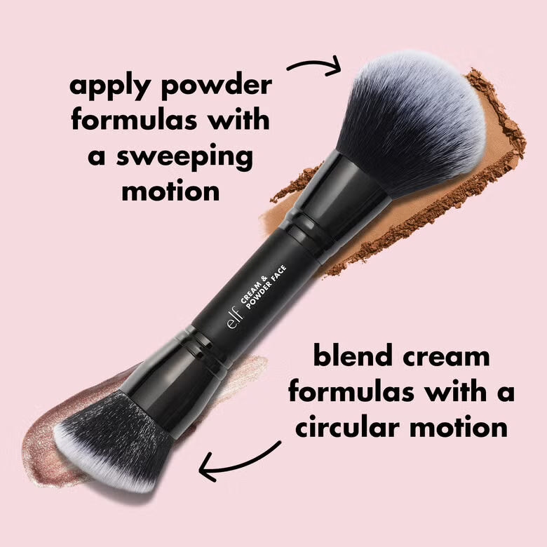 Elf - Cream & Powder Face Brush
