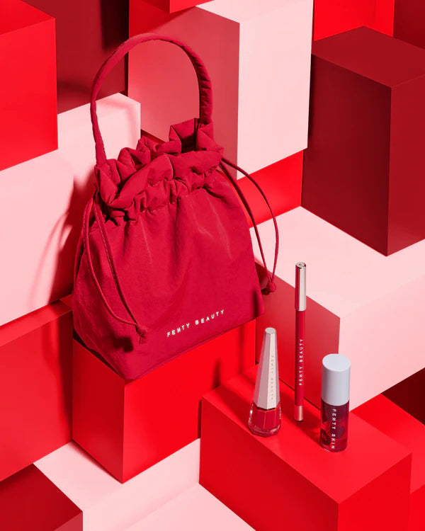 Fenty Beauty by Rihanna  Cherry Mouth 3-Piece Lip Set + Pouch