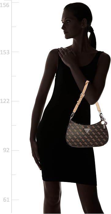 GUESS Womens Noelle Top Zip Shoulder Bag