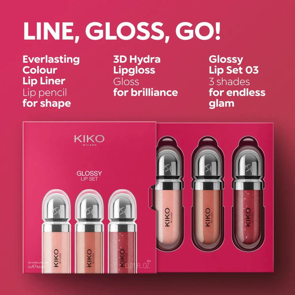 Kiko Milano Glossy Lip Set