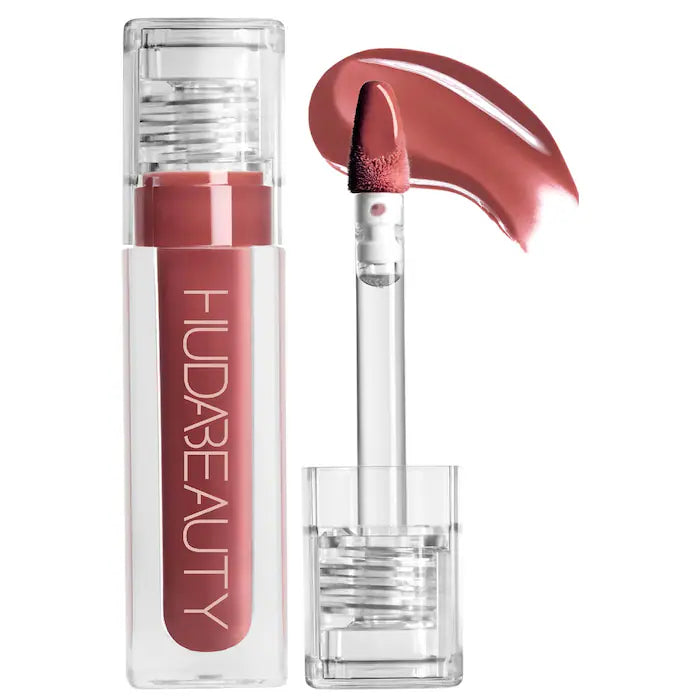 HUDA BEAUTY  Faux Filler Shiny Non-Sticky Lip Gloss