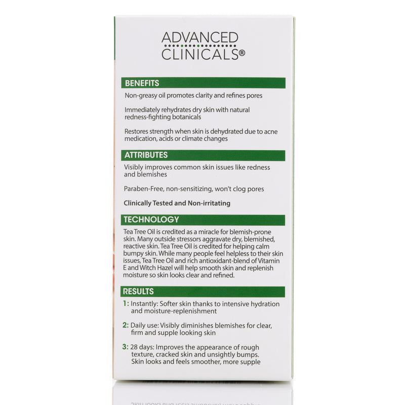 Advanced Clinical Tea Tree Face Oil Serum