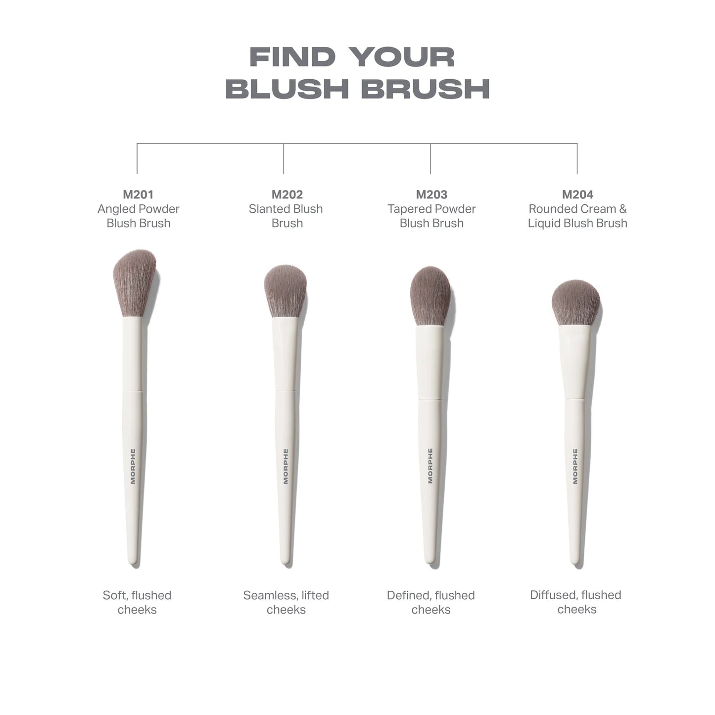 Morphe - M201 Angled Powder Blush Brush