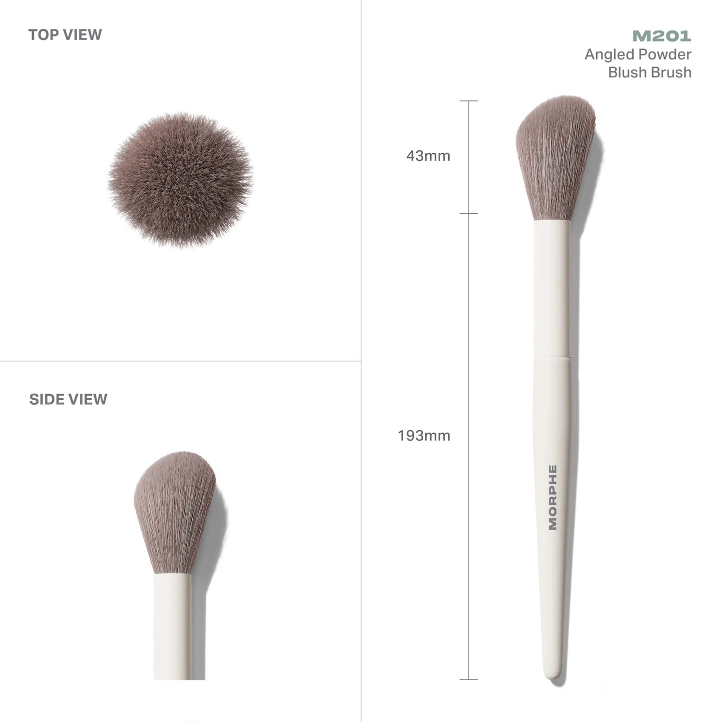 Morphe - M201 Angled Powder Blush Brush