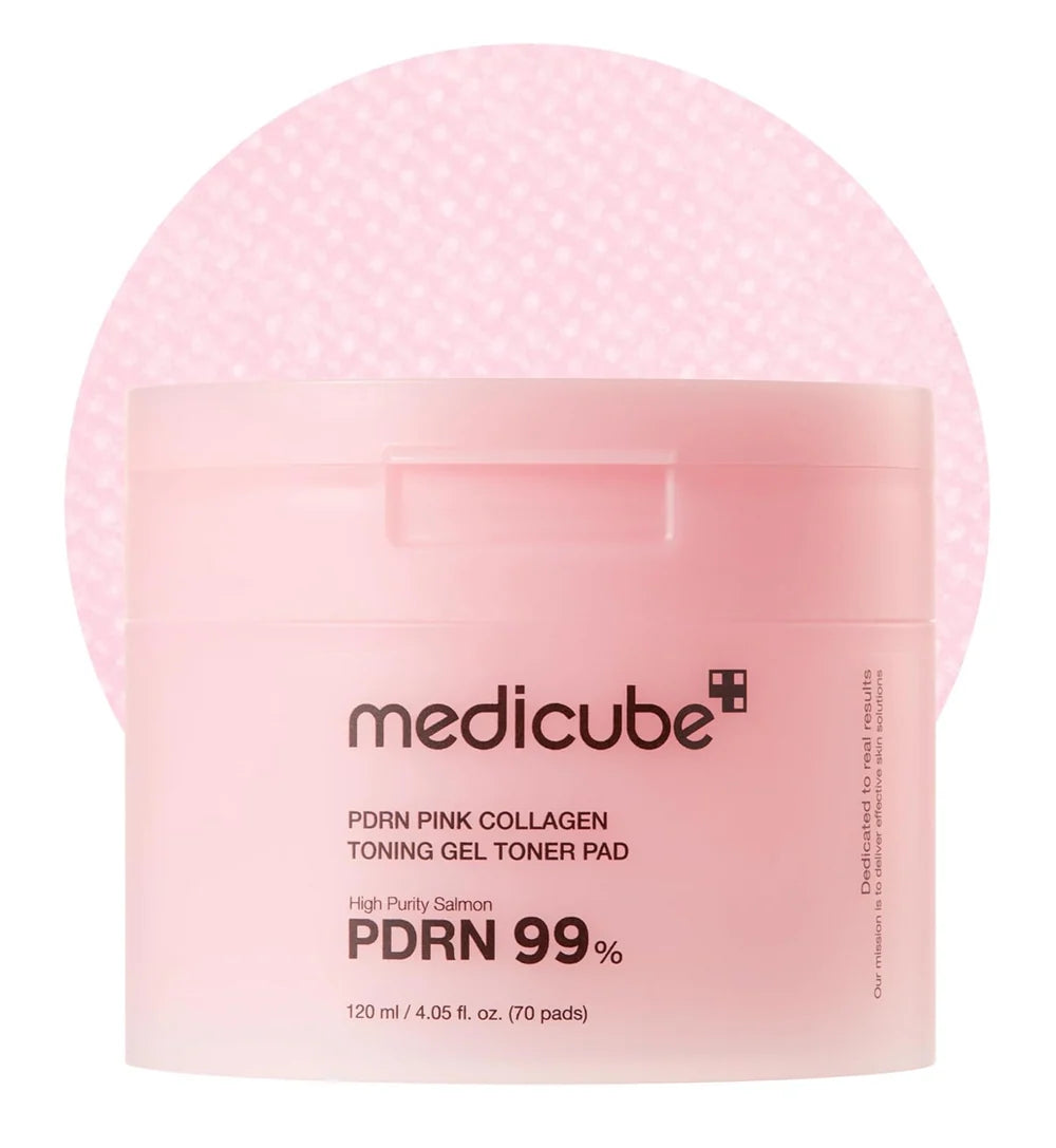 Medicube PDRN Pink Collagen Toning Gel Toner Pad