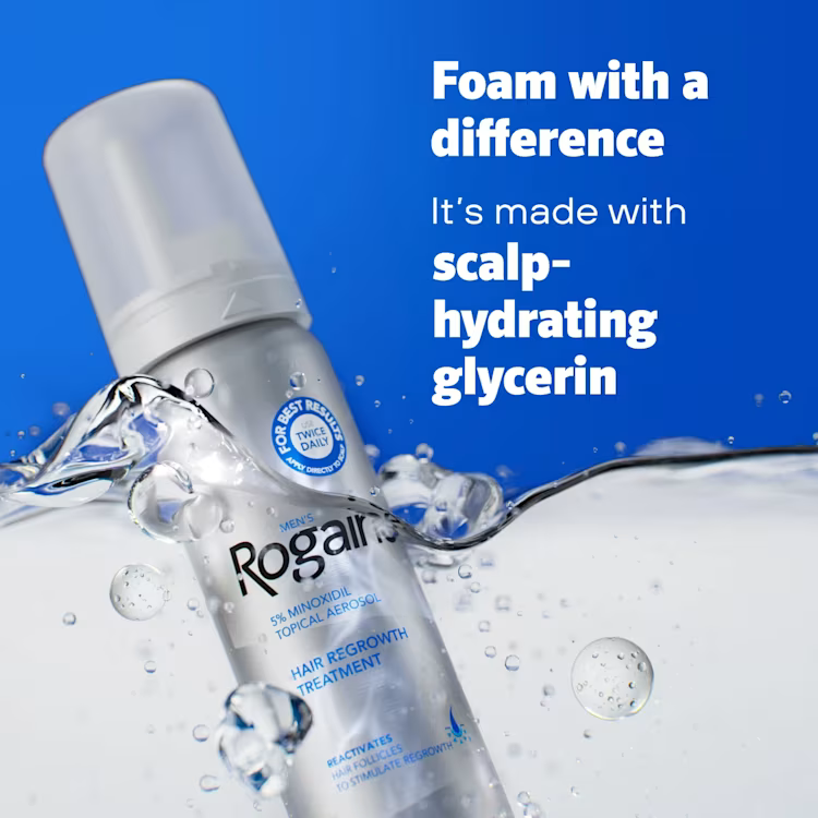 Men's ROGAINE® 5% Minoxidil Unscented Foam - 3-Month Supply