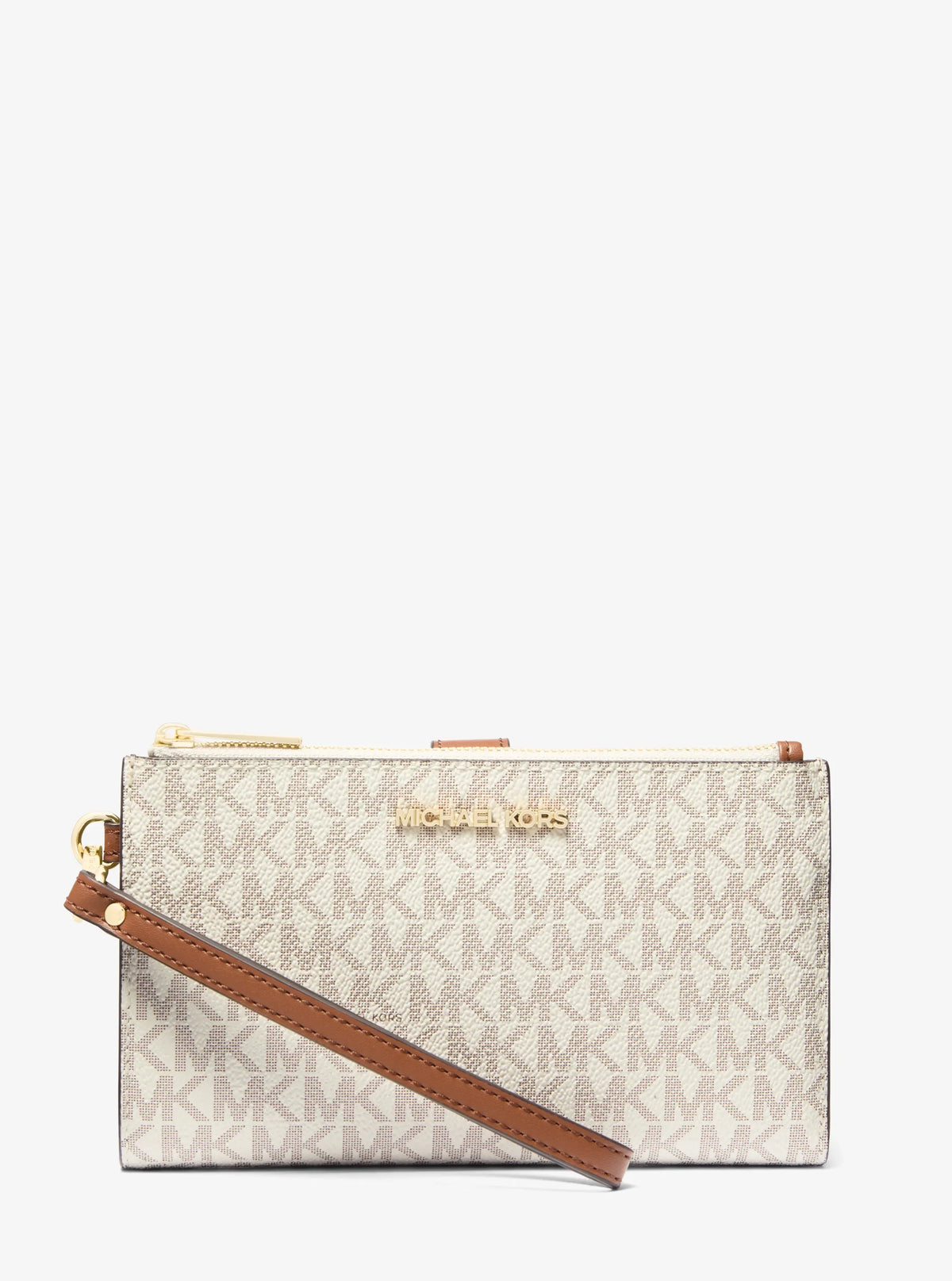 Michael Kors Outlet Jet Set Travel Signature Logo Smartphone Wallet
