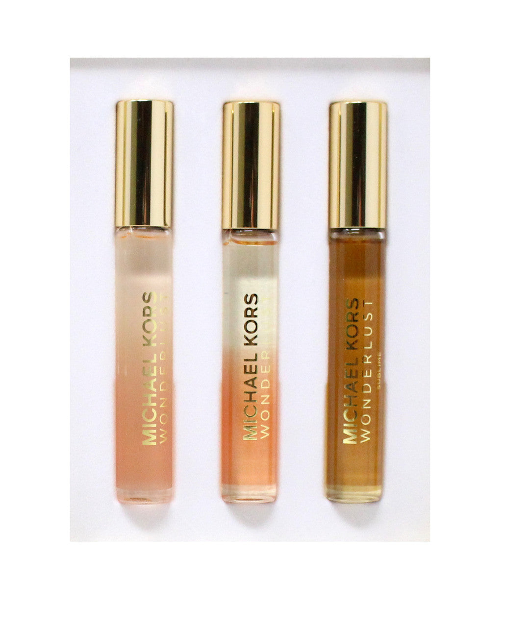 Michael Kors Wonderlust 3 Piece Purse Spray Set for Women
