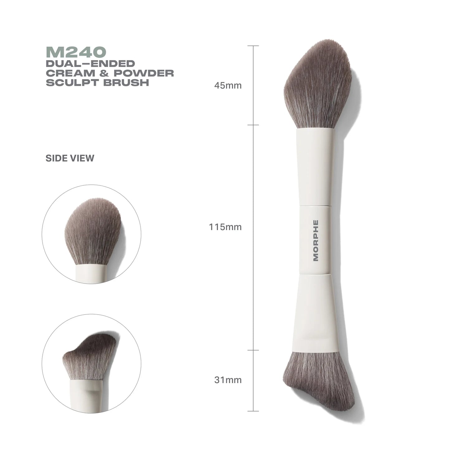Morphe M240 Dual-Ended Cream & Powder Sculpt Brush