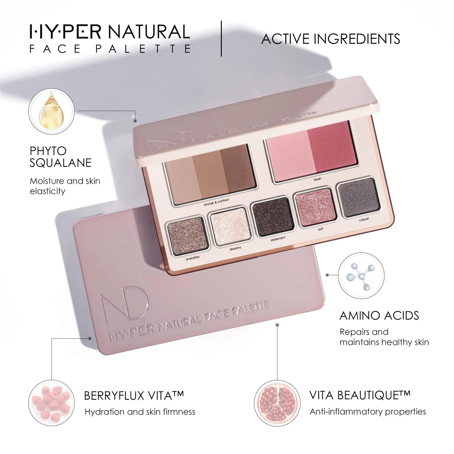 NATASHA DENONA - HY-PER NATURAL FACE PALETTE