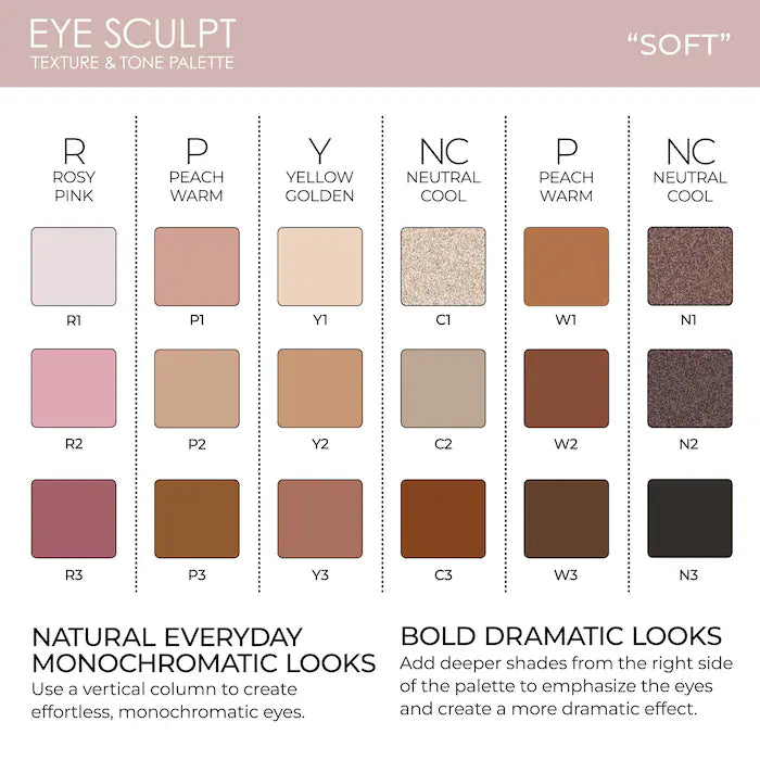 NATASHA DENONA Eye Sculpt Texture & Tone Eyeshadow Soft Palette