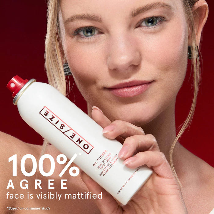 One size Oil sucker Liquid Blotting Paper Touch Up Spray