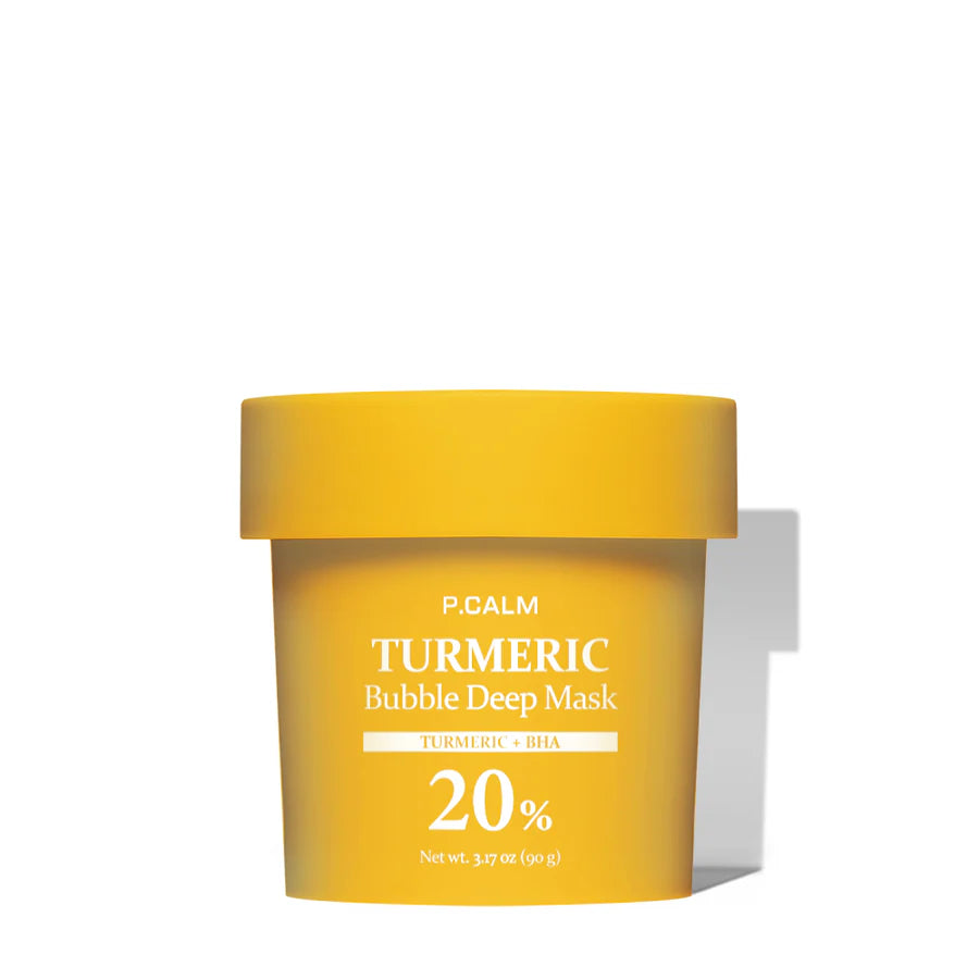 P.CALM Turmeric Bubble Deep Mask 90g