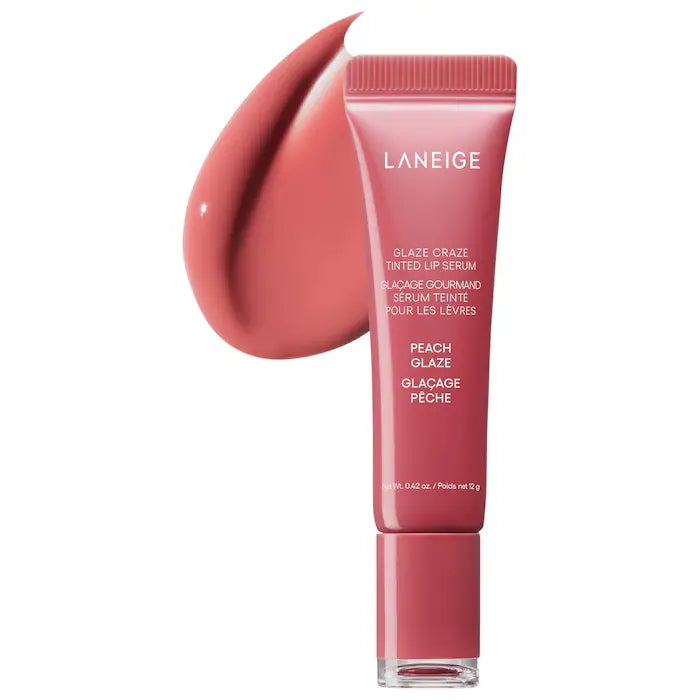 LANEIGE  Glaze Craze Tinted Polypeptide Lip Serum Treatment