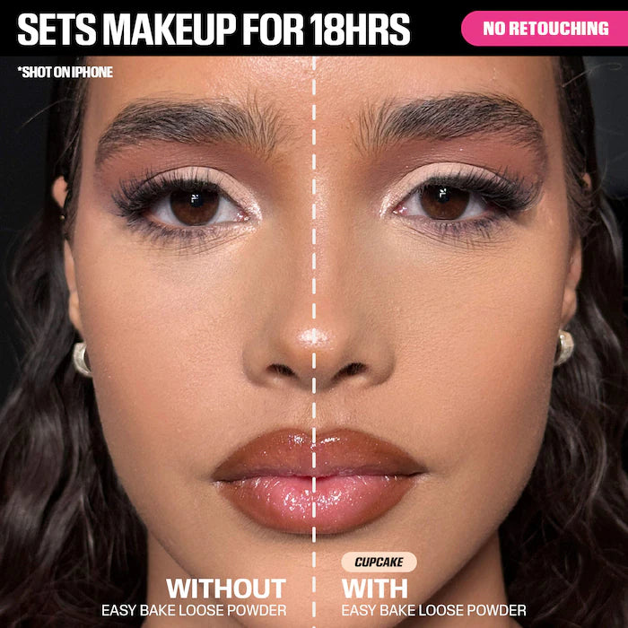 HUDA BEAUTY  Easy Bake Loose Powder Brightening + Correcting Duo