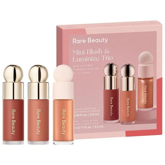 RARE BEAUTY - Mini Blush and Luminize Trio