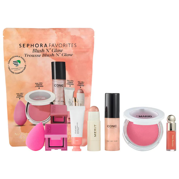 SEPHORA FAVORITES BLUSH N' GLOW BLUSH MAKEUP VALUE SET