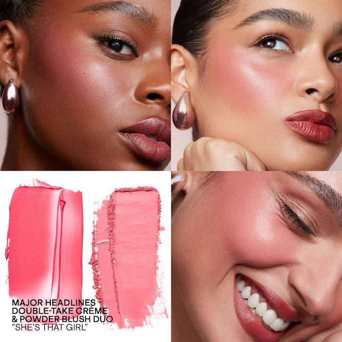 PATRICK TA  Major Headlines Double-Take Crème & Powder Blush Duo Mini