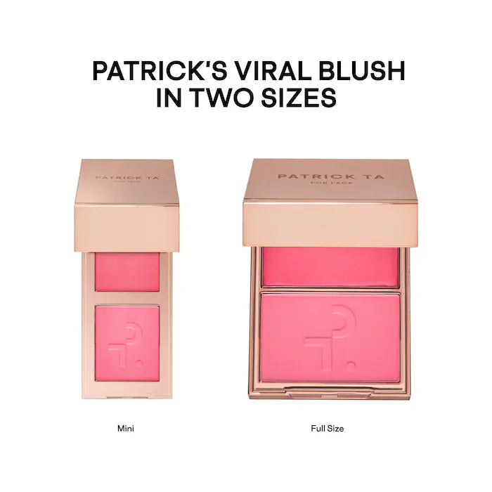 PATRICK TA  Major Headlines Double-Take Crème & Powder Blush Duo Mini