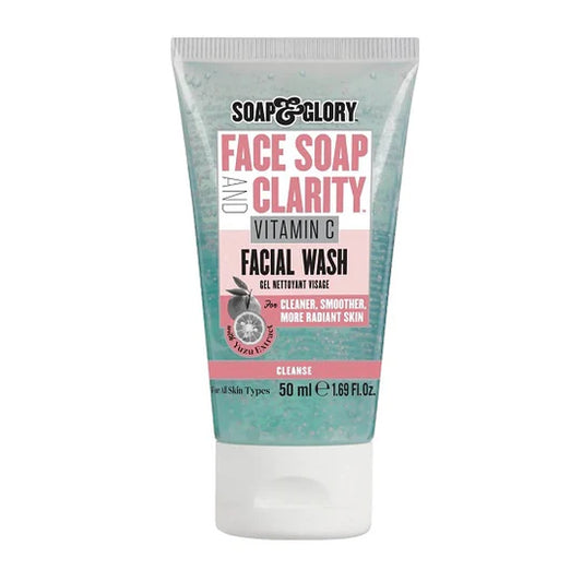 SOAP & GLORY - Face Soap and Clarity Face Wash with Vitamin C - 50ML