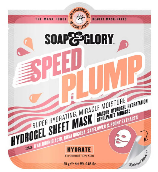 Soap and glory speed plump hydrogel sheet mask