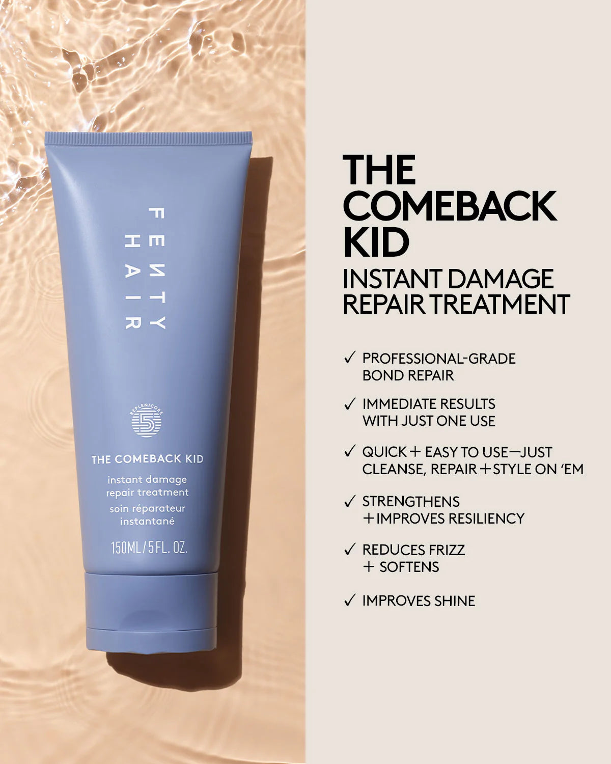 Fenty Beauty - The Comeback Kid Instant Damage Repair Treatment Bond Builder 30 Ml