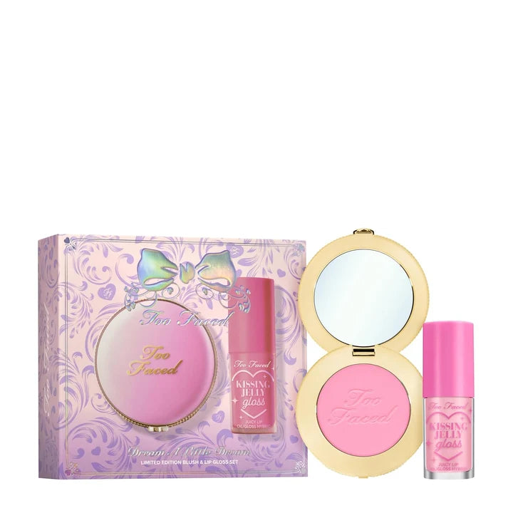 Too Faced Dream A Little Dream Blush & Lip Gloss Set