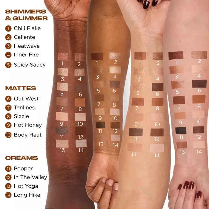 URBAN DECAY NAKED SHAPED MULTI-TASKING EYESHADOW PALETTE WARM