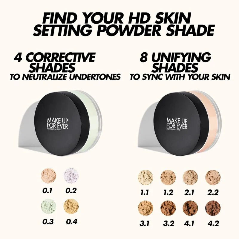 Makeup For Ever  - HD SKIN SETTING POWDER Undetectable loose setting powder - 3K01